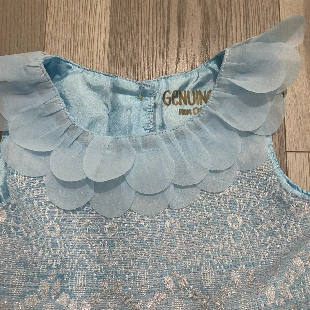 Girls 2T Blue Fancy Dress